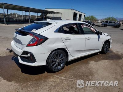 Trzecie zdjęcie samochodu z tyłu: 2021 HONDA CIVIC EX VIN:SHHFK7H60MU228981 - miniatura