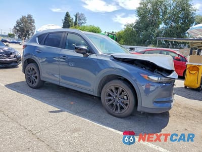 Czwarte zdjęcie samochodu z boku: 2021 MAZDA CX-5 CARBON EDITION VIN:JM3KFACY1M0403884 - miniatura