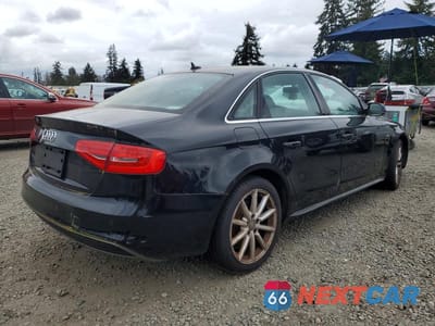 Trzecie zdjęcie samochodu z tyłu: 2014 AUDI A4 PREMIUM PLUS VIN:WAUEFAFL6EN043664 - miniatura