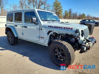 Czwarte zdjęcie samochodu z boku: 2023 JEEP WRANGLER RUBICON VIN:1C4HJXFG3PW585337 - miniatura