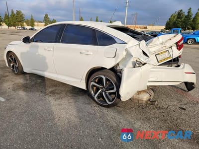 Drugie zdjęcie samochodu z przodu: 2020 HONDA ACCORD SPORT VIN:1HGCV1F33LA117268 - miniatura