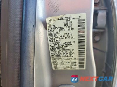 Zdjęcie 12 z 12 samochodu: 2001 NISSAN FRONTIER XE VIN:1N6ED27Y71C394191 - miniatura