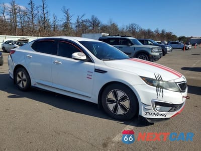 Czwarte zdjęcie samochodu z boku: 2012 KIA OPTIMA HYBRID LX VIN:KNAGM4AD7C5027552 - miniatura