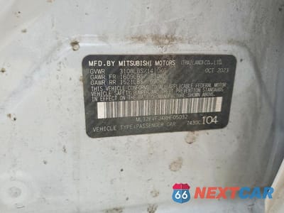Zdjęcie 12 z 12 samochodu: 2024 MITSUBISHI MIRAGE G4 SE VIN:ML32FVFJ4RHF05032 - miniatura