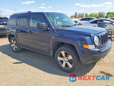 Czwarte zdjęcie samochodu z boku: 2017 JEEP PATRIOT LATITUDE VIN:1C4NJRFB5HD177017 - miniatura