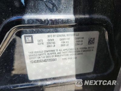 Zdjęcie 12 z 12 samochodu: 2016 BUICK LACROSSE VIN:1G4GB5G34GF253041 - miniatura