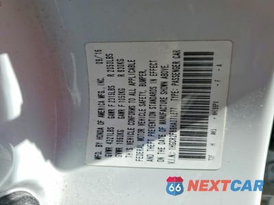 Zdjęcie 12 z 12 samochodu: 2017 HONDA ACCORD EXL VIN:1HGCR2F89HA071877 - miniatura