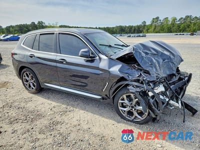 Czwarte zdjęcie samochodu z boku: 2022 BMW X3 XDRIVE30I VIN:5UX53DP00N9M98972 - miniatura