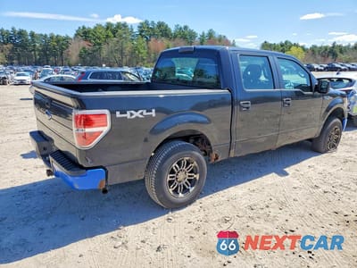 Trzecie zdjęcie samochodu z tyłu: 2010 FORD F150 SUPERCREW VIN:1FTEW1E85AFD47458 - miniatura