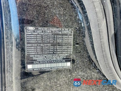 Zdjęcie 13 z 13 samochodu: 2010 LAND ROVER RANGE ROVER SPORT SC VIN:SALSH2E47AA233726 - miniatura