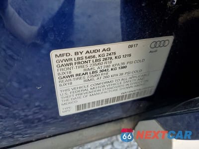 Zdjęcie 13 z 13 samochodu: 2018 AUDI Q5 PREMIUM PLUS VIN:WA1BNAFY8J2058581 - miniatura