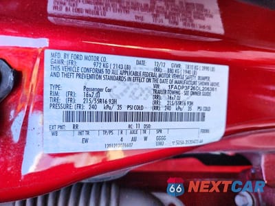 Zdjęcie 12 z 12 samochodu: 2013 FORD FOCUS VIN:1FADP3F26DL206361 - miniatura