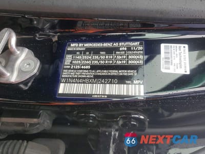 Zdjęcie 12 z 12 samochodu: 2021 MERCEDES-BENZ GLA 250 4MATIC VIN:W1N4N4HBXMJ242710 - miniatura