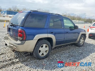 Trzecie zdjęcie samochodu z tyłu: 2002 CHEV TRAILBLAZER VIN:1GNDT13S722375832 - miniatura