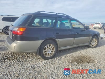 Trzecie zdjęcie samochodu z tyłu: 2001 SUBARU LEGACY OUTBACK LIMITED VIN:4S3BH686117618319 - miniatura