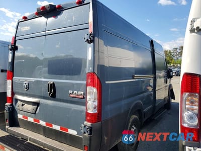 Trzecie zdjęcie samochodu z tyłu: 2020 RAM PROMASTER 3500 DELIVERY VAN VIN:3C6URVJG5LE136319 - miniatura