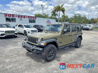 Drugie zdjęcie samochodu z przodu: 2025 JEEP WRANGLER SPORT VIN:1C4PJXDN2SW521926 - miniatura