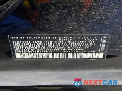 Zdjęcie 12 z 12 samochodu: 2025 VOLKSWAGEN JETTA S VIN:3VW5X7BU4SM040072 - miniatura