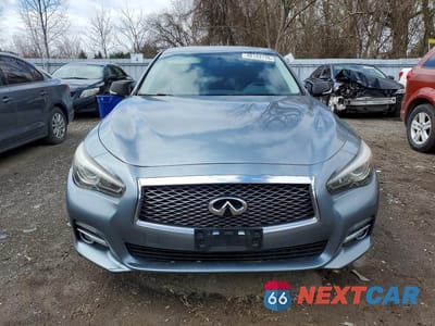 Piąte zdjęcie samochodu w środku: 2014 INFINITI Q50 BASE VIN:JN1BV7AR8EM682953 - miniatura