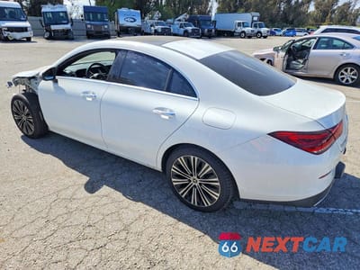Drugie zdjęcie samochodu z przodu: 2021 MERCEDES-BENZ CLA 250 VIN:W1K5J4GB7MN198818 - miniatura