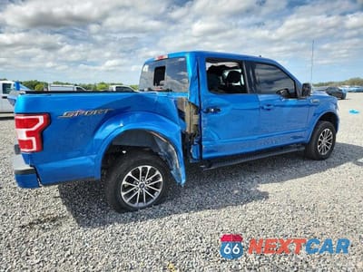 Trzecie zdjęcie samochodu z tyłu: 2019 FORD F150 SUPERCREW VIN:1FTEW1C42KFD09705 - miniatura