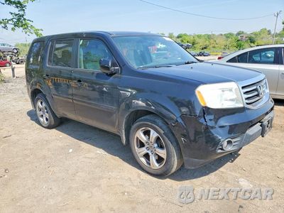 Czwarte zdjęcie samochodu z boku: 2013 HONDA PILOT EX VIN:5FNYF4H46DB001628 - miniatura