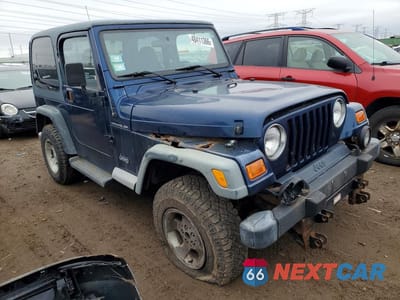Czwarte zdjęcie samochodu z boku: 2002 JEEP WRANGLER / TJ SPORT VIN:1J4FA49S92P743764 - miniatura