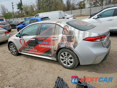 Drugie zdjęcie samochodu z przodu: 2024 TOYOTA COROLLA LE VIN:5YFB4MDE7RP166707 - miniatura