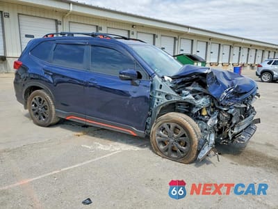 Czwarte zdjęcie samochodu z boku: 2021 SUBARU FORESTER SPORT VIN:JF2SKARC3MH592573 - miniatura