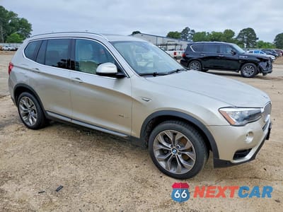 Czwarte zdjęcie samochodu z boku: 2016 BMW X3 XDRIVE28I VIN:5UXWX9C59G0D90383 - miniatura