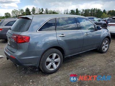 Trzecie zdjęcie samochodu z tyłu: 2012 ACURA MDX TECHNOLOGY VIN:2HNYD2H35CH543971 - miniatura