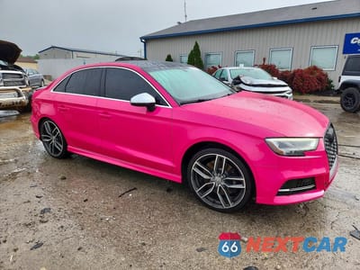 Czwarte zdjęcie samochodu z boku: 2017 AUDI S3 PREMIUM PLUS VIN:WAUB1GFF2H1073299 - miniatura