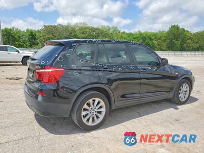 Trzecie zdjęcie samochodu z tyłu: 2014 BMW X3 XDRIVE28I VIN:5UXWX9C50E0D34300 - miniatura