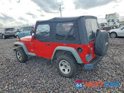 Drugie zdjęcie samochodu z przodu: 1998 JEEP WRANGLER / TJ SPORT VIN:1J4FY19S8WP756876 - miniatura