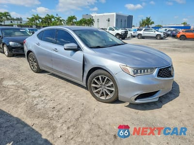 Czwarte zdjęcie samochodu z boku: 2018 ACURA TLX TECH VIN:19UUB1F50JA002199 - miniatura