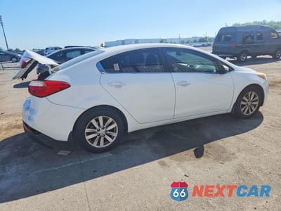Trzecie zdjęcie samochodu z tyłu: 2014 KIA FORTE EX VIN:KNAFX4A89E5086384 - miniatura