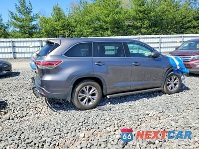 Trzecie zdjęcie samochodu z tyłu: 2015 TOYOTA HIGHLANDER LE PLUS VIN:5TDBKRFH5FS159817 - miniatura