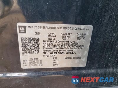 Zdjęcie 13 z 13 samochodu: 2021 GMC TERRAIN SLT VIN:3GKALVEV6ML301477 - miniatura