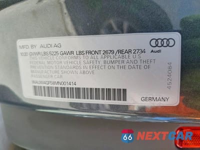 Zdjęcie 13 z 13 samochodu: 2021 AUDI S5 PREMIUM PLUS VIN:WAUW4GF58MN001414 - miniatura