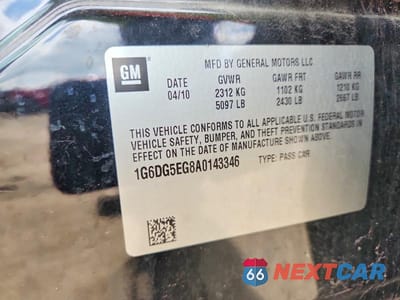 Zdjęcie 12 z 12 samochodu: 2010 CADILLAC CTS LUXURY COLLECTION VIN:1G6DG5EG8A0143346 - miniatura