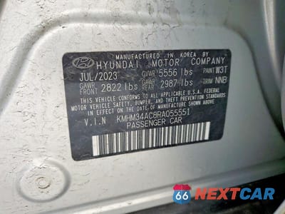 Zdjęcie 12 z 12 samochodu: 2024 HYUNDAI IONIQ 6 SEL VIN:KMHM34AC8RA055551 - miniatura