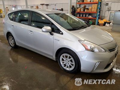 Czwarte zdjęcie samochodu z boku: 2012 TOYOTA PRIUS V TWO VIN:JTDZN3EU9C3100851 - miniatura