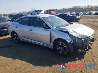 Czwarte zdjęcie samochodu z boku: 2022 NISSAN SENTRA SV VIN:3N1AB8CV0NY241657 - miniatura