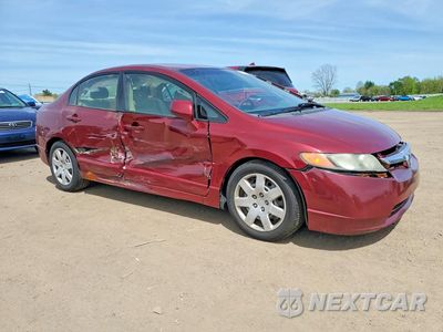 Czwarte zdjęcie samochodu z boku: 2007 HONDA CIVIC LX VIN:2HGFA15517H500872 - miniatura