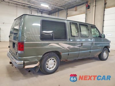 Trzecie zdjęcie samochodu z tyłu: 2002 FORD ECONOLINE E150 VAN VIN:1FDRE14L12HA10880 - miniatura