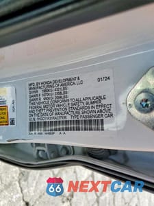 Zdjęcie 12 z 12 samochodu: 2024 HONDA ACCORD EX VIN:1HGCY1F31RA037936 - miniatura