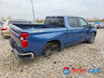 Trzecie zdjęcie samochodu z tyłu: 2024 CHEVROLET SILVERADO K1500 LT-L VIN:1GCPDKEK7RZ162273 - miniatura