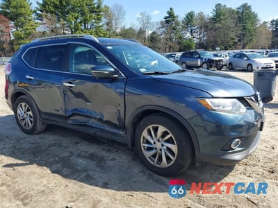 Czwarte zdjęcie samochodu z boku: 2014 NISSAN ROGUE SL VIN:5N1AT2MV1EC794439 - miniatura