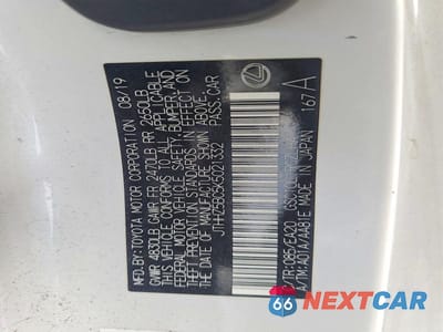Zdjęcie 12 z 12 samochodu: 2019 LEXUS RC 350 BASE VIN:JTHHZ5BC5K5021332 - miniatura