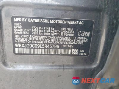 Zdjęcie 13 z 13 samochodu: 2020 BMW X1 XDRIVE28I VIN:WBXJG9C09L5R45796 - miniatura